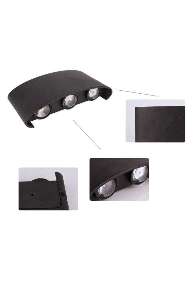 12W HAİTİ LED APLİK AMBER (DIŞ MEKAN) CATA