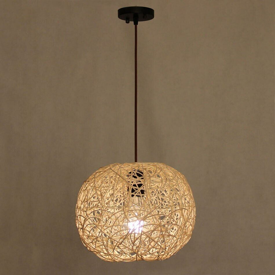 OLR328 JASPER RATTAN SARKIT 25X25 CM OIA LIGHT