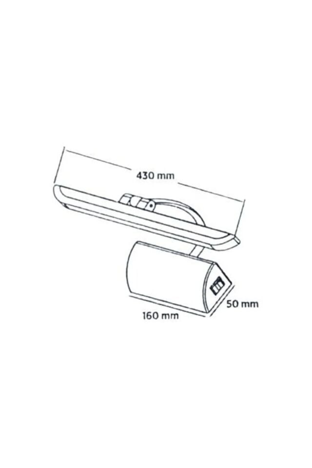 MANDARİN LEDLİ APLİK 10W 6500K KROM CATA