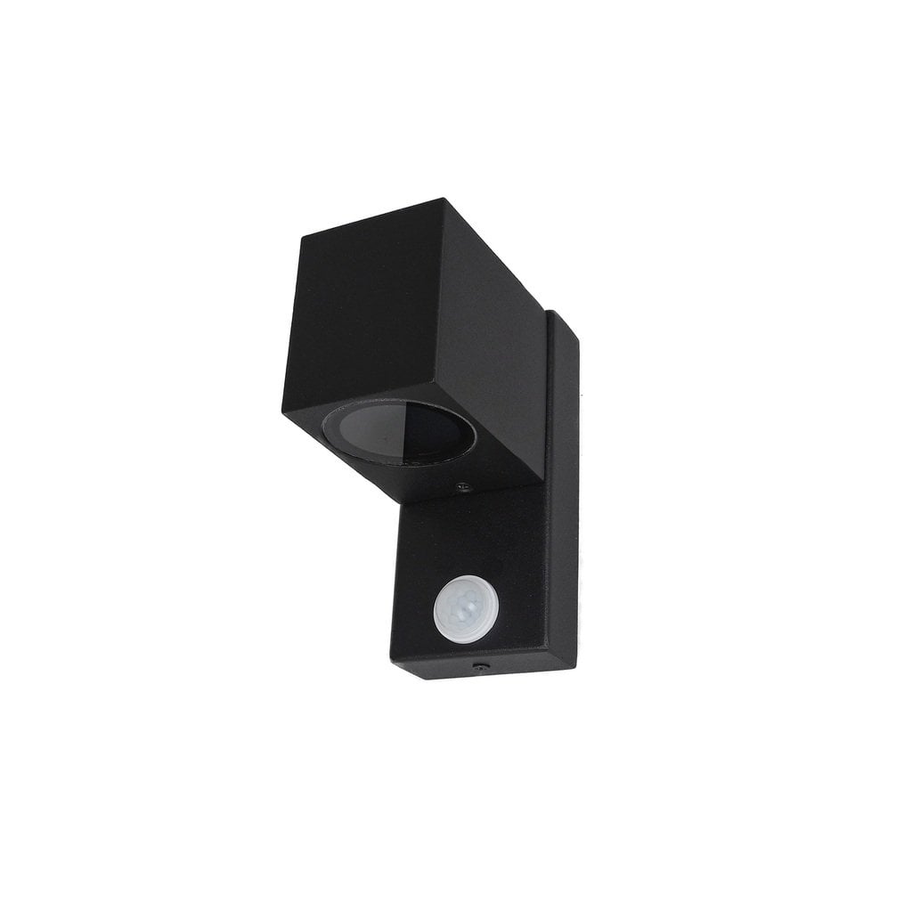 SENSÖRLÜ SİYAH ÇİFT YÖNLÜ DUVAR APLİK IP54 GU10