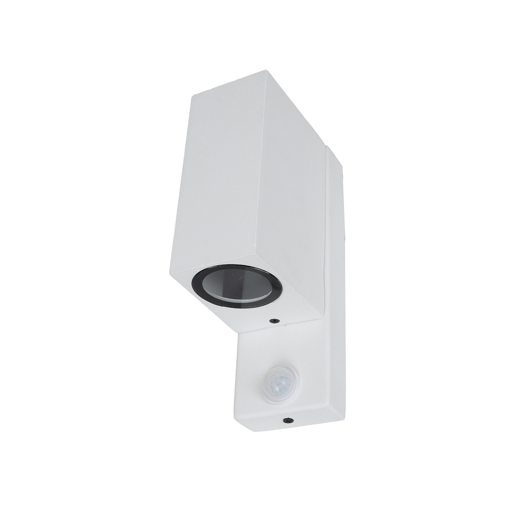 SENSÖRLÜ BEYAZ ÇİFT YÖNLÜ DUVAR APLİK IP54 GU10