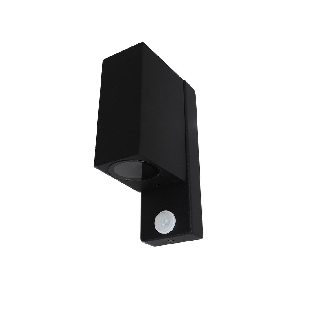 SENSÖRLÜ SİYAH ÇİFT YÖNLÜ DUVAR APLİK IP54 GU10