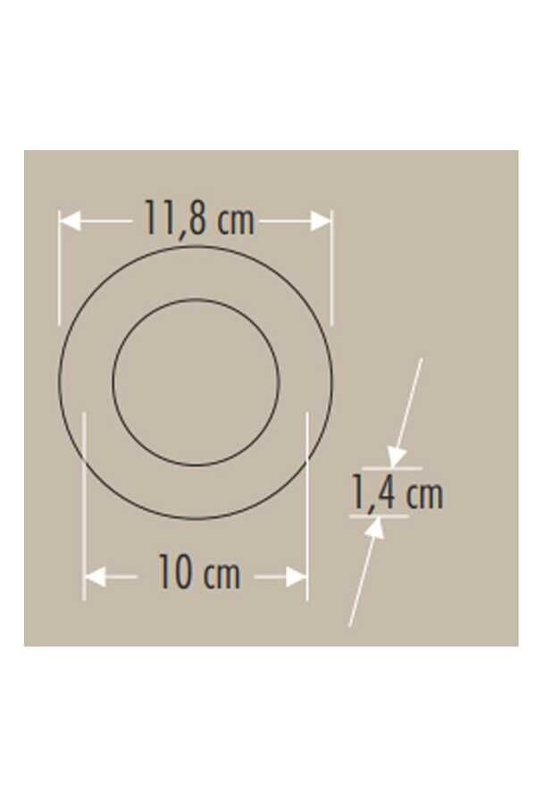 PANEL LED 6W 6500K CATA SİYAH KASA DC:Q100