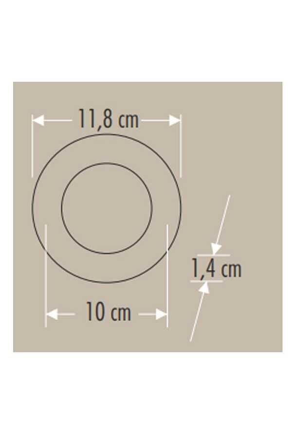 PANEL LED 6W 6500K CATA SİYAH KASA DC:Q100