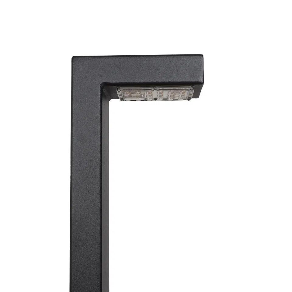 RDS4000 SİYAH BOLLARD IP65 12W 3000K H:50 CM