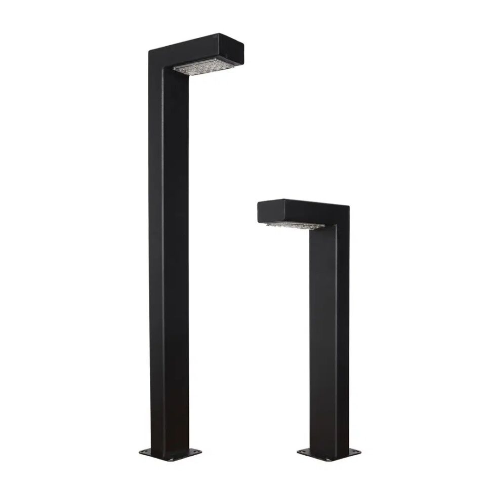 RDS4000 SİYAH BOLLARD IP54 12W 3000K H:80 CM