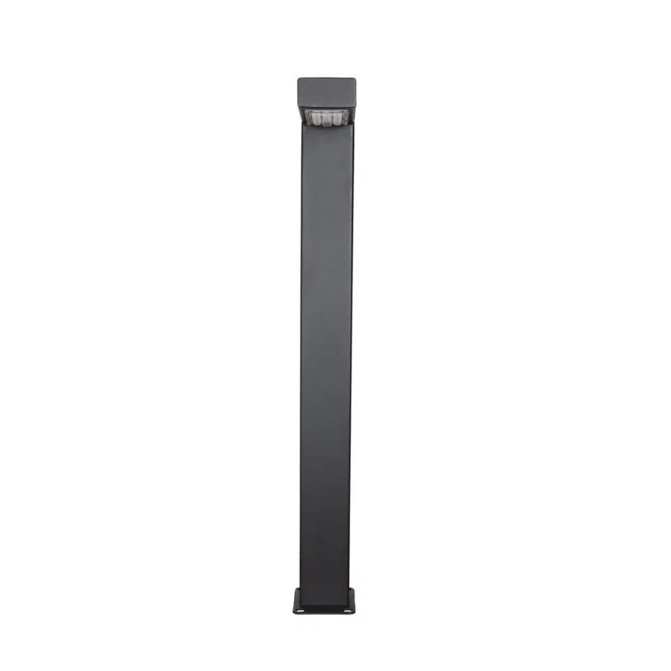 RDS4000 SİYAH BOLLARD IP65 12W 3000K H:80 CM