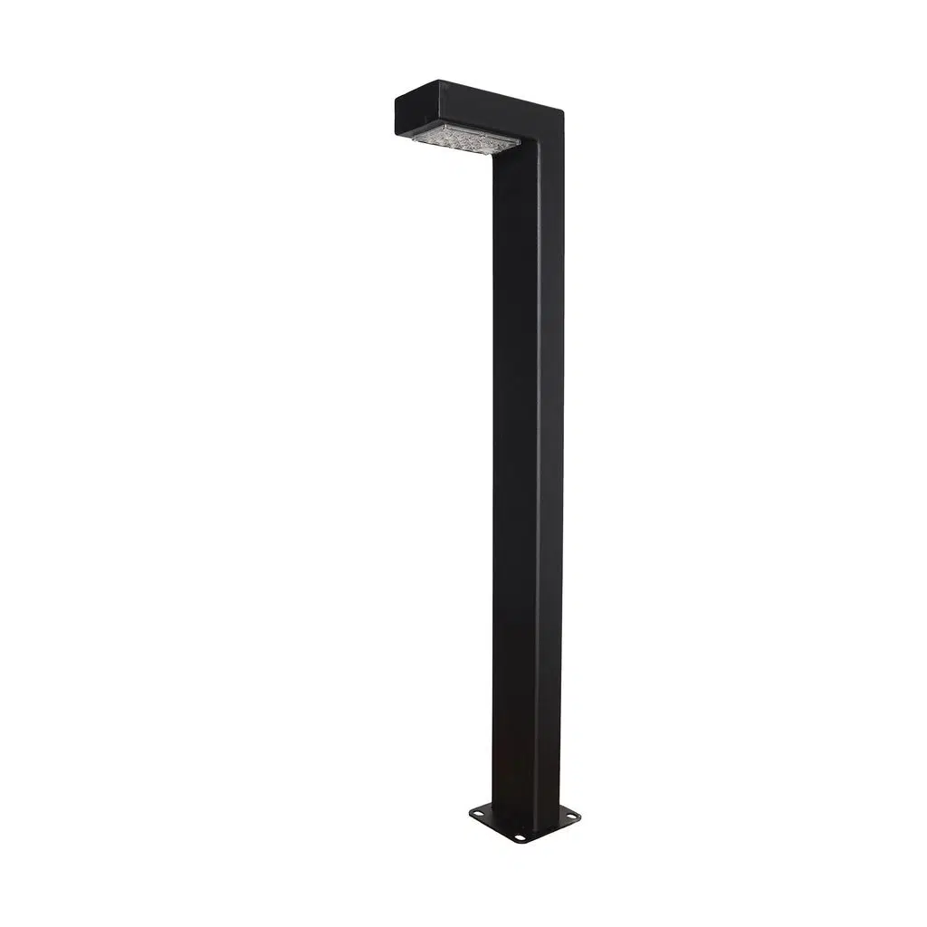 RDS4000 SİYAH BOLLARD IP54 12W 3000K H:80 CM