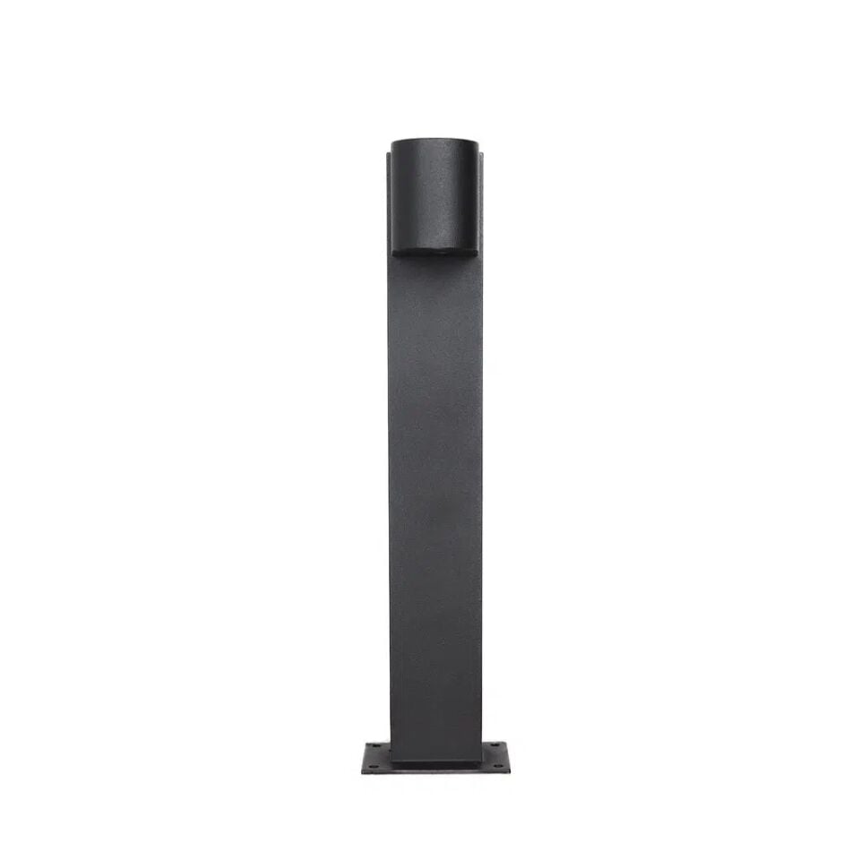 RDS4008 SİYAH OVAL BOLLARD IP54 1XGU10 H:50 CM