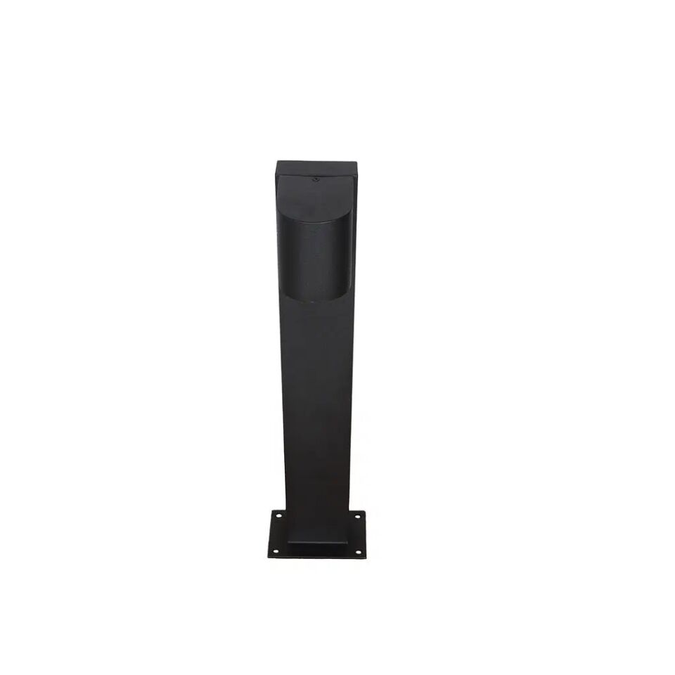 RDS4008 SİYAH OVAL BOLLARD IP54 1XGU10 H:50 CM