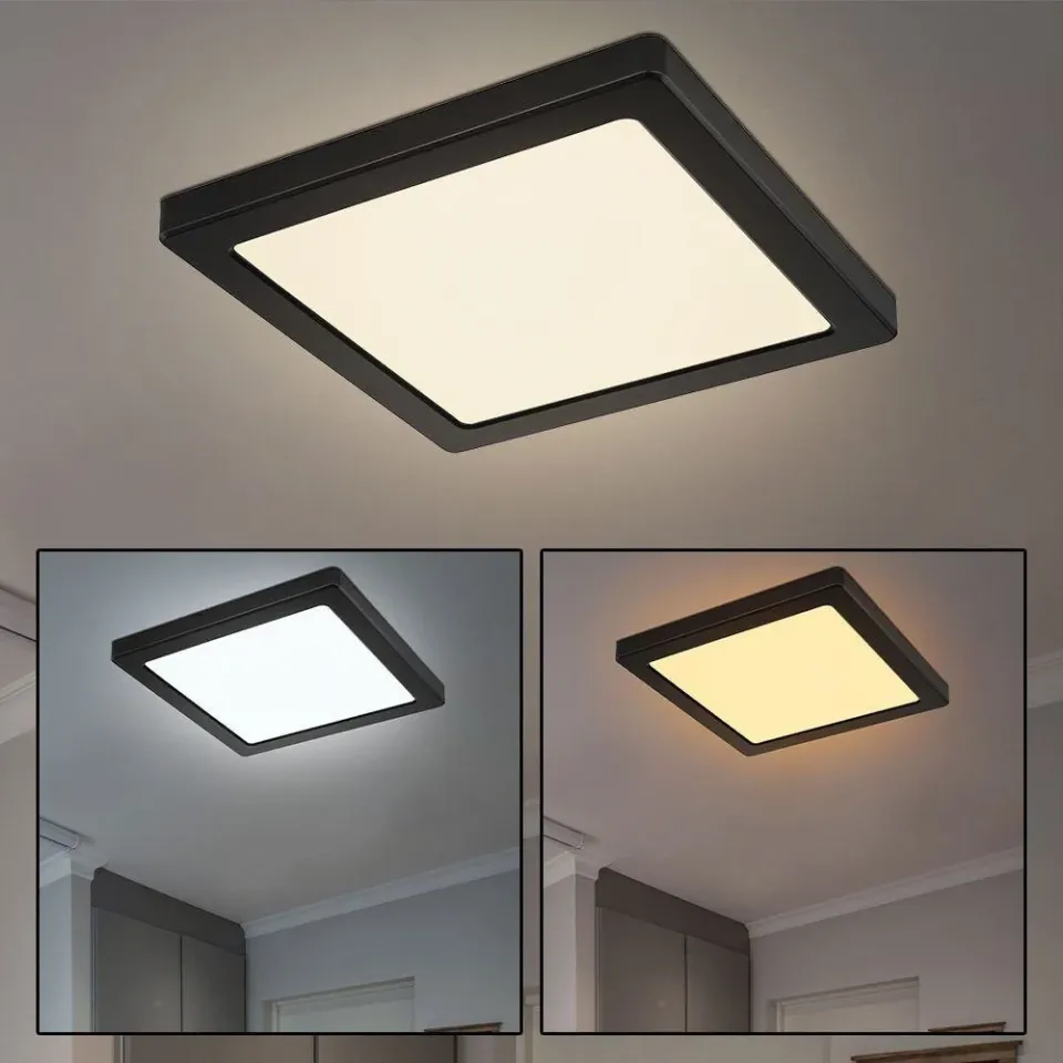 PANEL LED 18W GÜNIŞIĞI S.Ü.KARE SİYAH KASA CATA