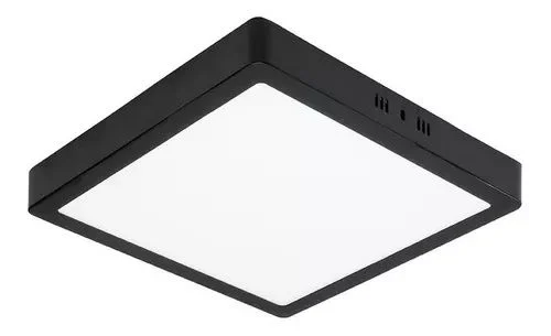PANEL LED 18W GÜNIŞIĞI S.Ü.KARE SİYAH KASA CATA