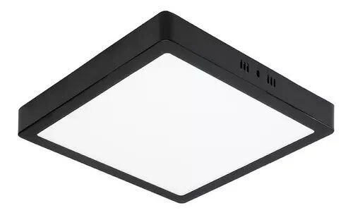 PANEL LED 18W GÜNIŞIĞI S.Ü.KARE SİYAH KASA CATA