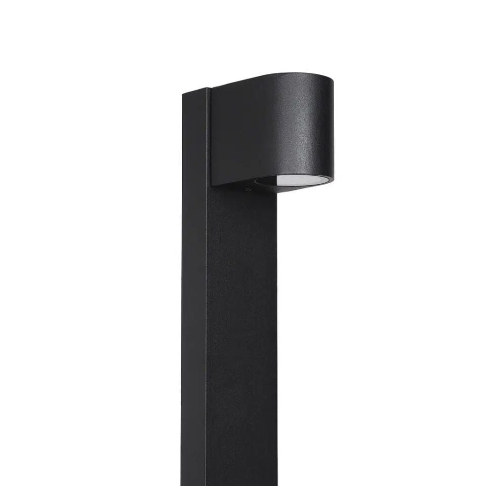 RDS4008 SİYAH OVAL BOLLARD IP54 1XGU10 H:80 CM