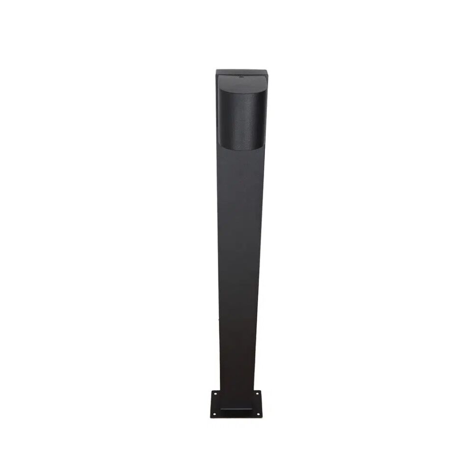 RDS4008 SİYAH OVAL BOLLARD IP54 1XGU10 H:80 CM