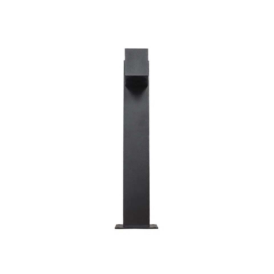 RDS4009 SİYAH KARE BOLLARD IP54 1XGU10 H:50 CM