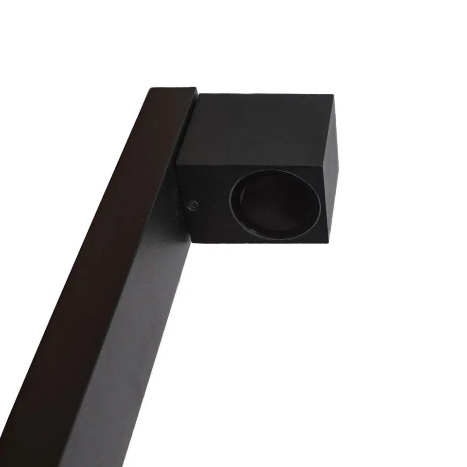 RDS4009 SİYAH KARE BOLLARD IP54 1XGU10 H:50 CM