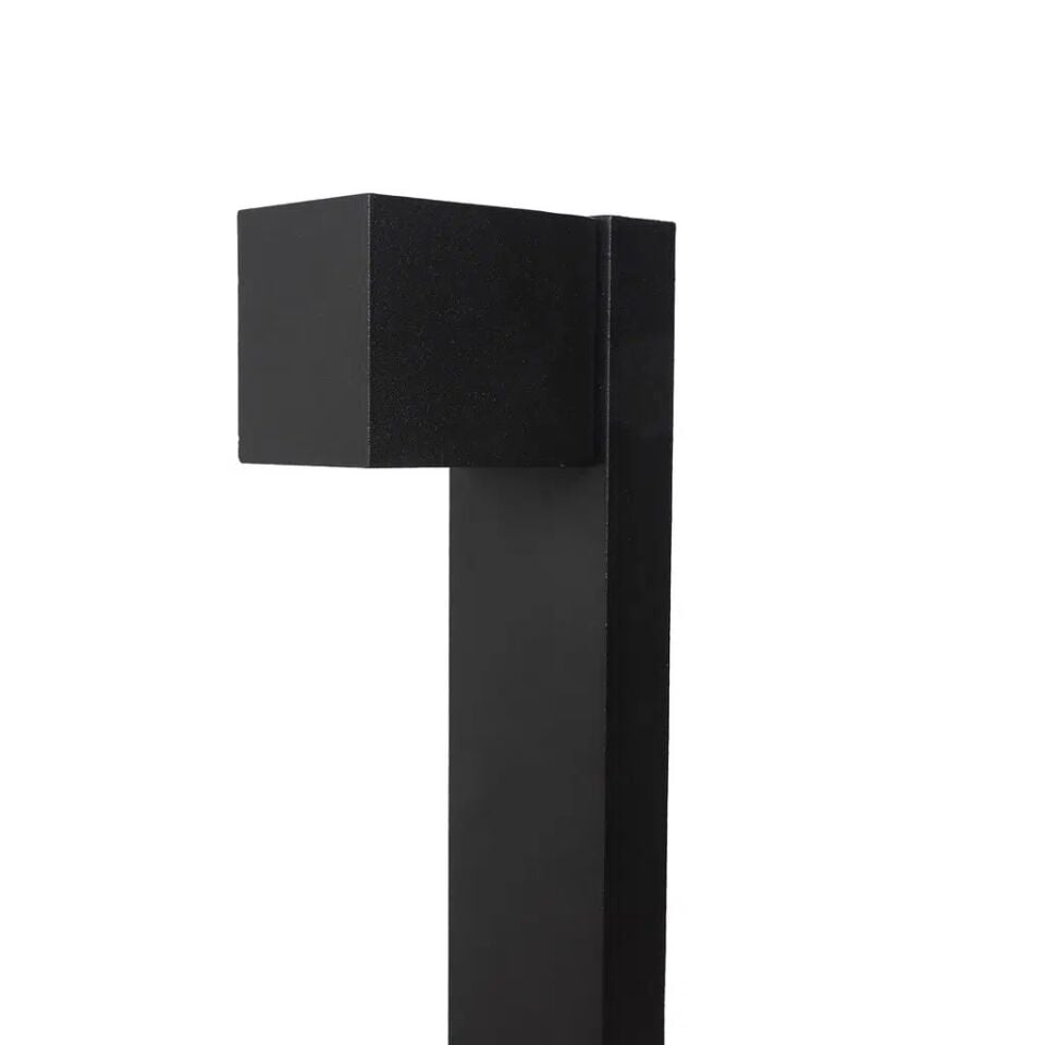 RDS4009 SİYAH KARE BOLLARD IP54 1XGU10 H:50 CM