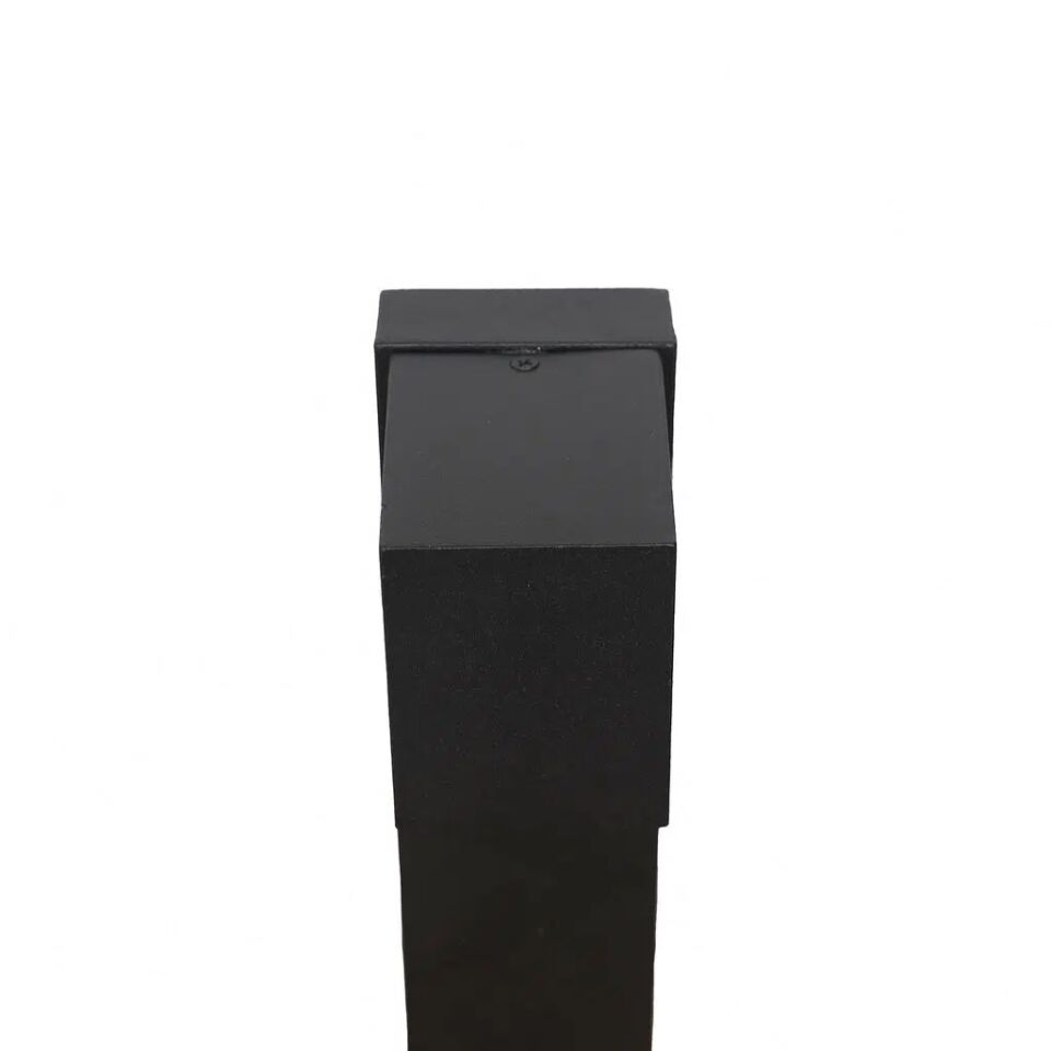 RDS4009 SİYAH KARE BOLLARD IP54 1XGU10 H:50 CM