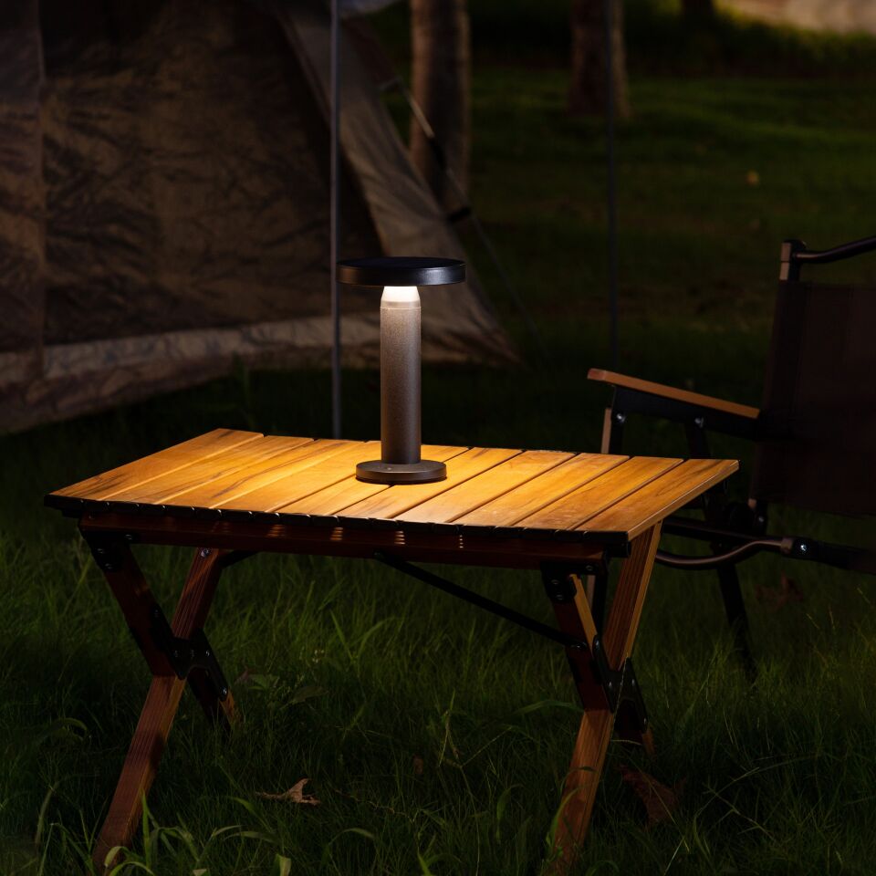 VİGDİS SİYAH SOLAR MASA LAMBASI OIA LIGHT-BLACK