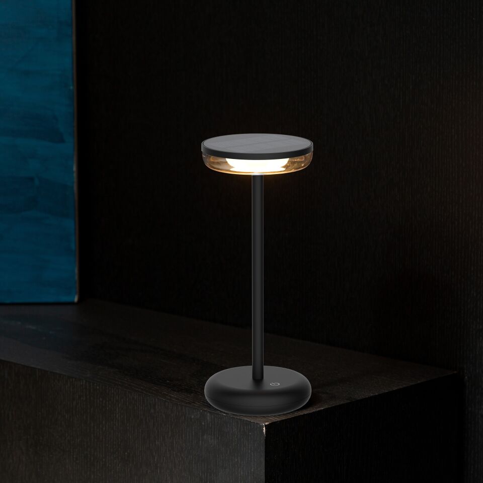 VALLEY SİYAH SOLAR MASA LAMBASI OIA LIGHT-BLACK