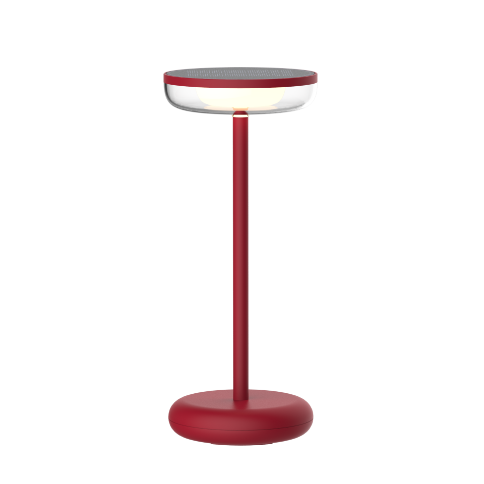 VALLEY KIRMIZI SOLAR MASA LAMBASI OIA LIGHT-RED