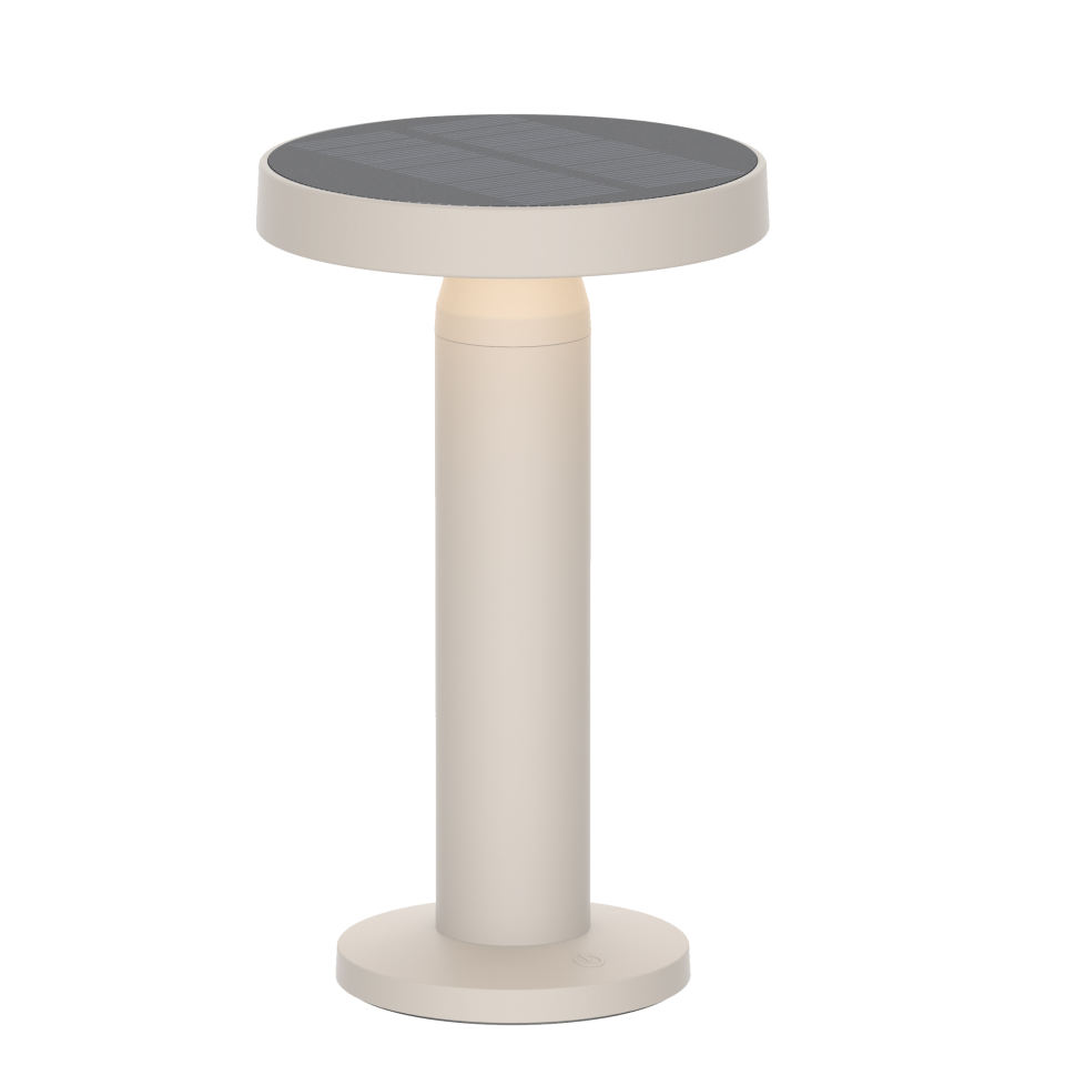 VİGDİS KUM BEJİ SOLAR MASA LAMBASI OIA LIGHT-SAND