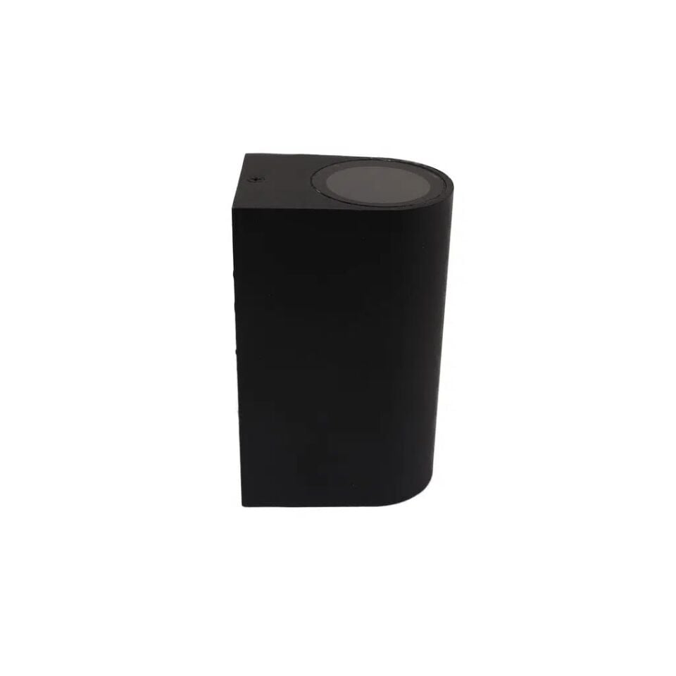 RDS2002 SİYAH ÇİFT YÖNLÜ OVAL APLİK IP54 2XGU10