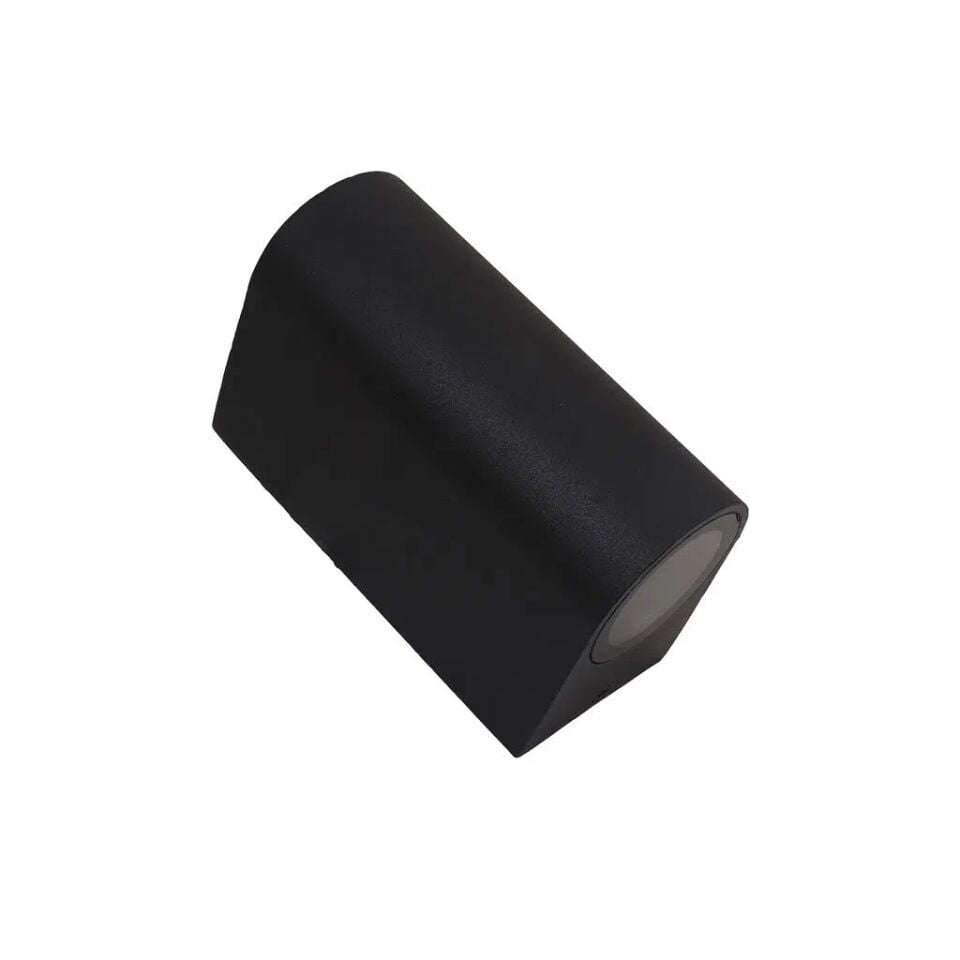 RDS2002 SİYAH ÇİFT YÖNLÜ OVAL APLİK IP54 2XGU10