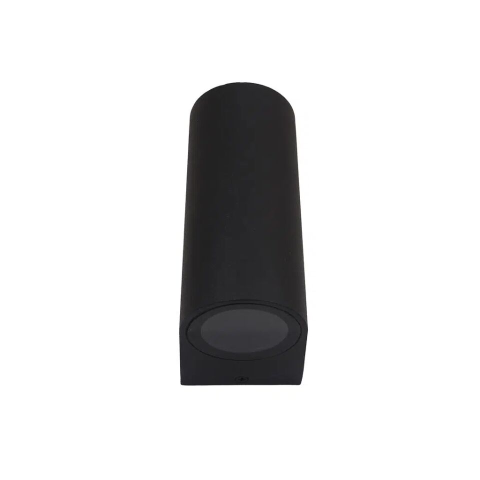 RDS2002 SİYAH ÇİFT YÖNLÜ OVAL APLİK IP54 2XGU10