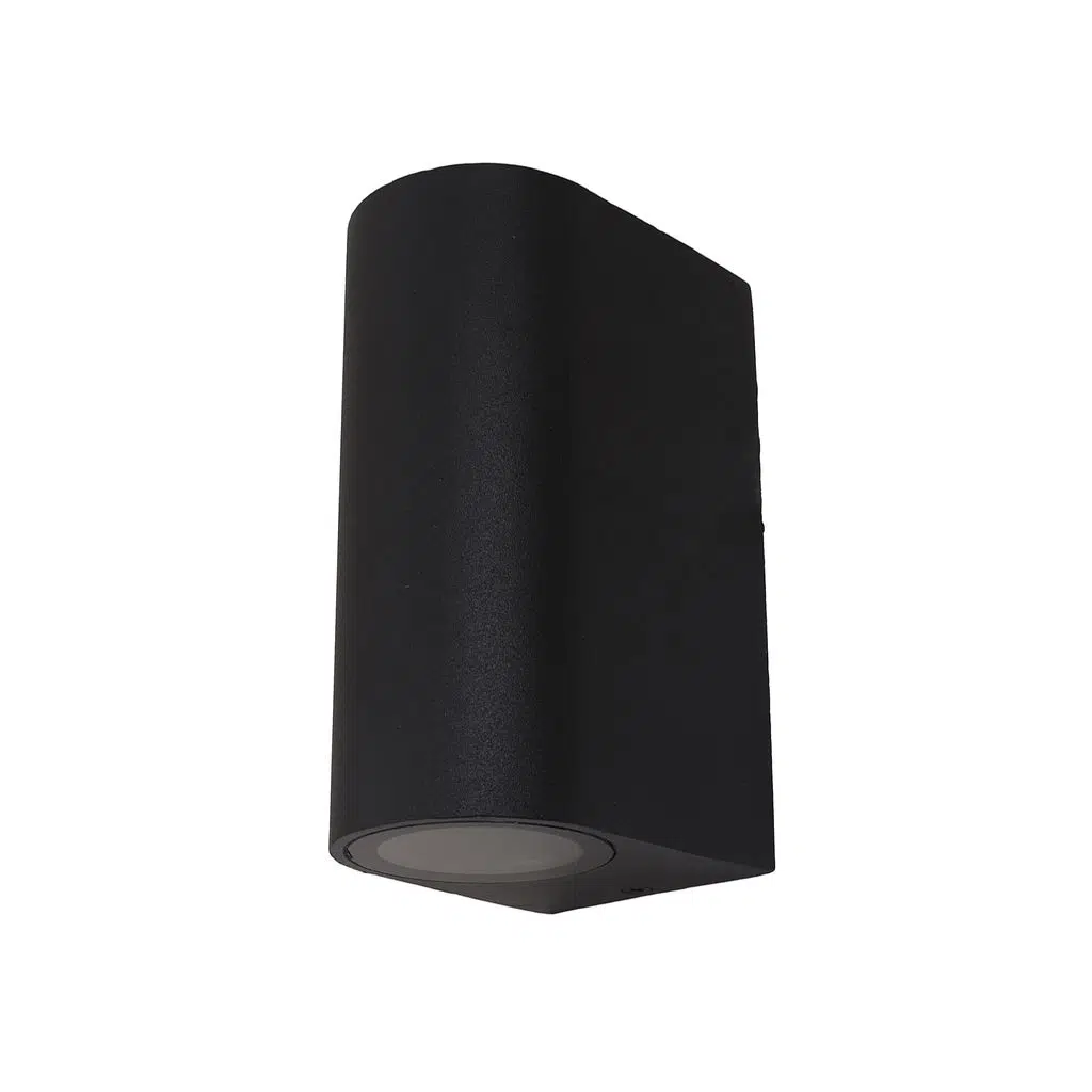 RDS2002 SİYAH ÇİFT YÖNLÜ OVAL APLİK IP54 2XGU10