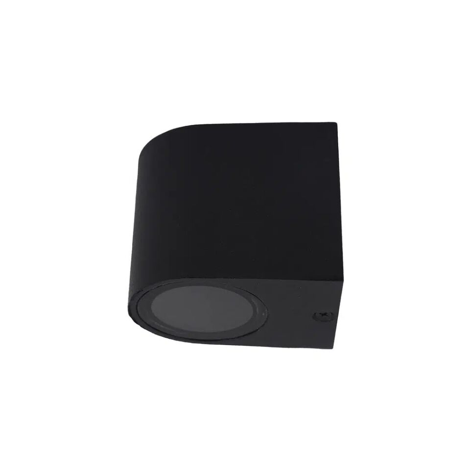 RDS2001 SİYAH TEK YÖNLÜ OVAL APLİK IP54 GU10