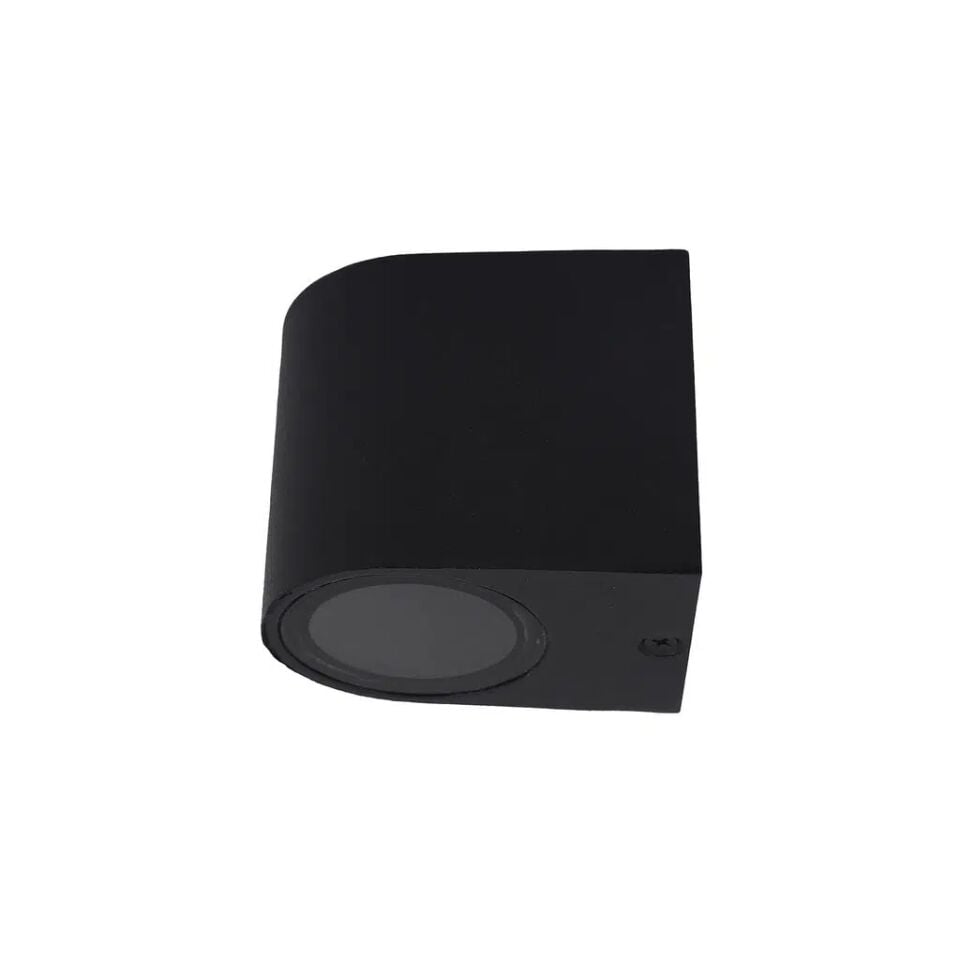 RDS2001 SİYAH TEK YÖNLÜ OVAL APLİK IP54 GU10
