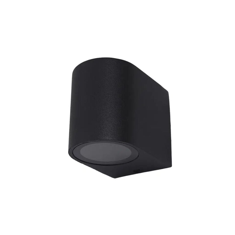 RDS2001 SİYAH TEK YÖNLÜ OVAL APLİK IP54 GU10