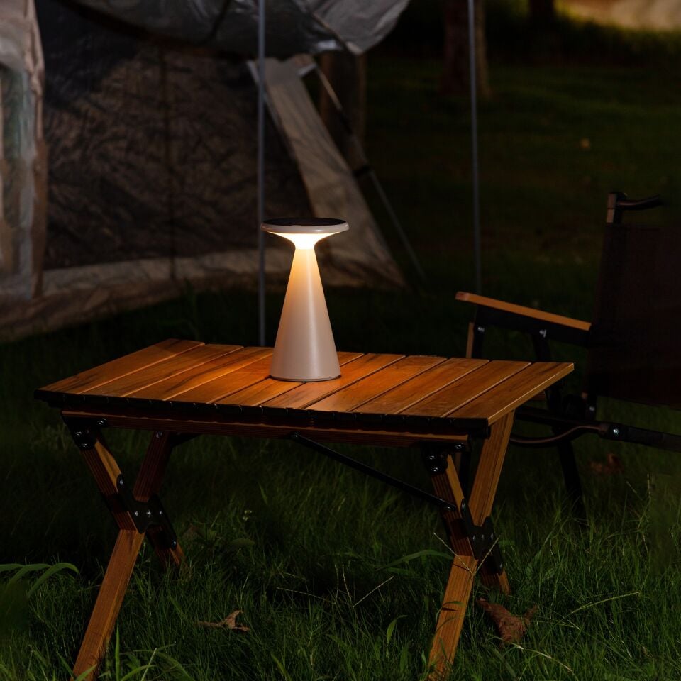 THALİA KUM BEJİ SOLAR MASA LAMBASI OIA LIGHT-SAND