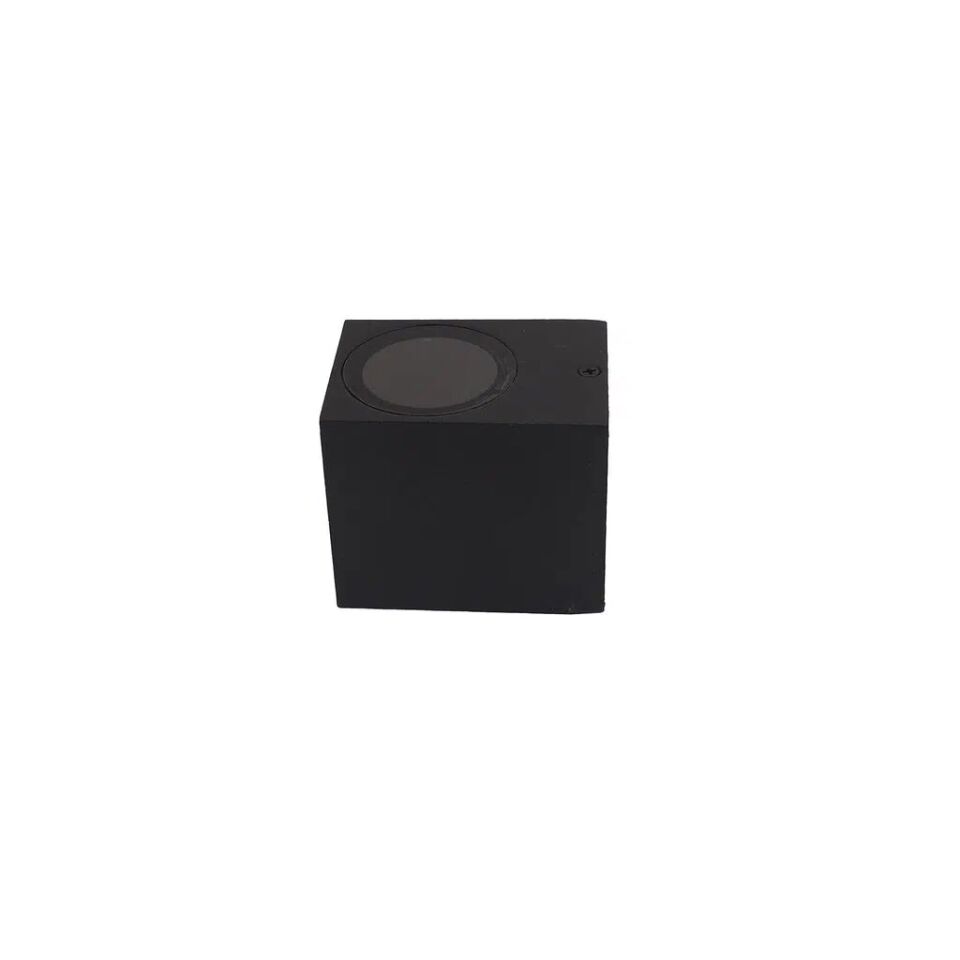 RDS2003 SİYAH TEK YÖNLÜ KARE APLİK IP54 GU10