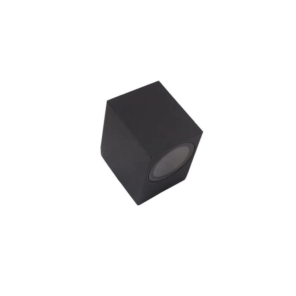 RDS2003 SİYAH TEK YÖNLÜ KARE APLİK IP54 GU10