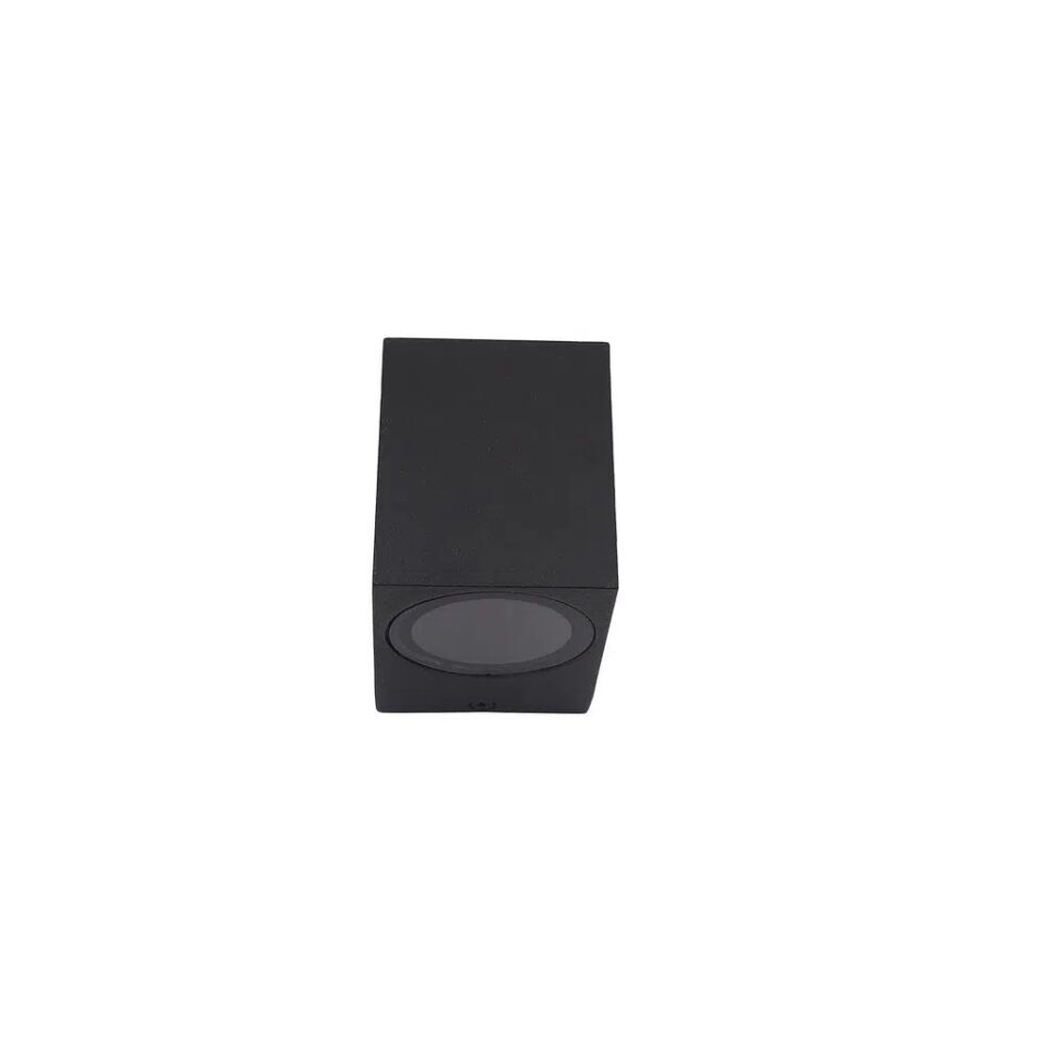 RDS2003 SİYAH TEK YÖNLÜ KARE APLİK IP54 GU10