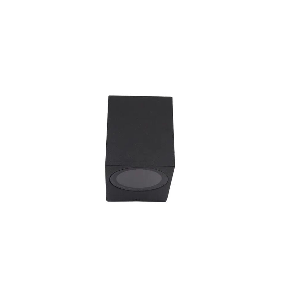 RDS2003 SİYAH TEK YÖNLÜ KARE APLİK IP54 GU10
