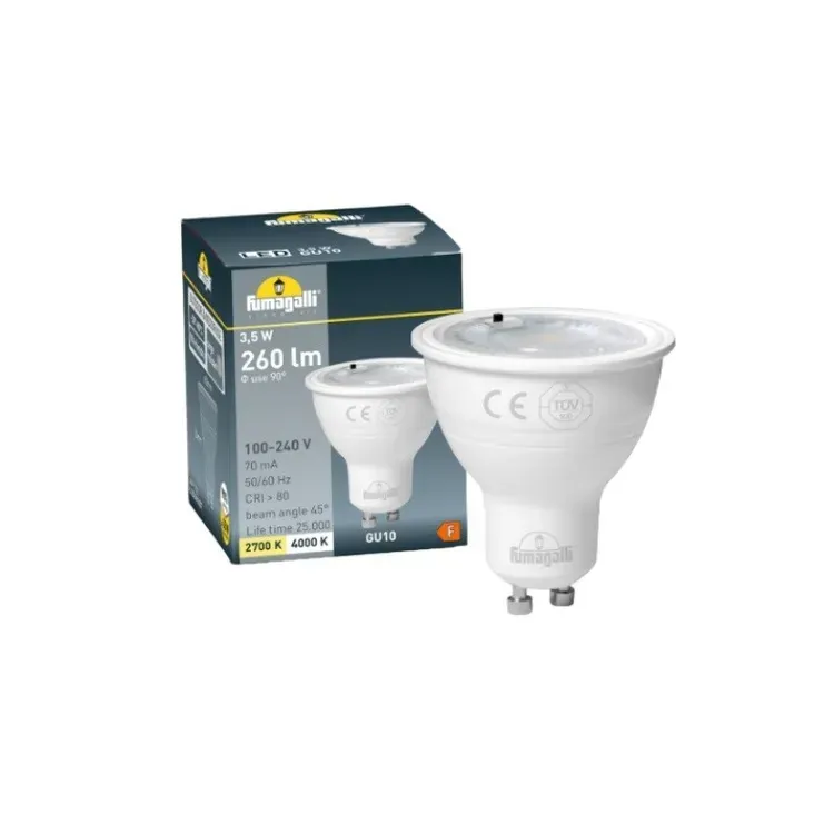 MARTA 90 1L WHITE FROSTED GU10 LED 6W CCT SET