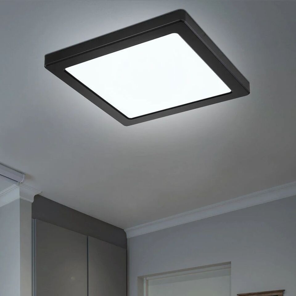 PANEL LED 18W BEYAZ S.Ü.KARE SİYAH KASA CATA