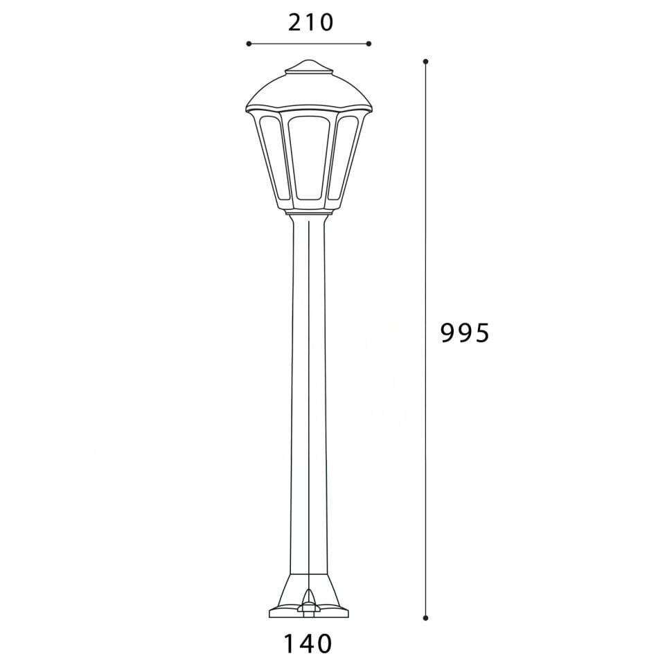 GIAFFA/GIAMPY BLACK CLEAR E27 A60 LED 8, 5W CCT SE