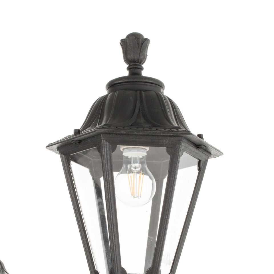 RICU BISSO/RUT 2L BLACK CLEAR E27 A60 LED 11W CCT