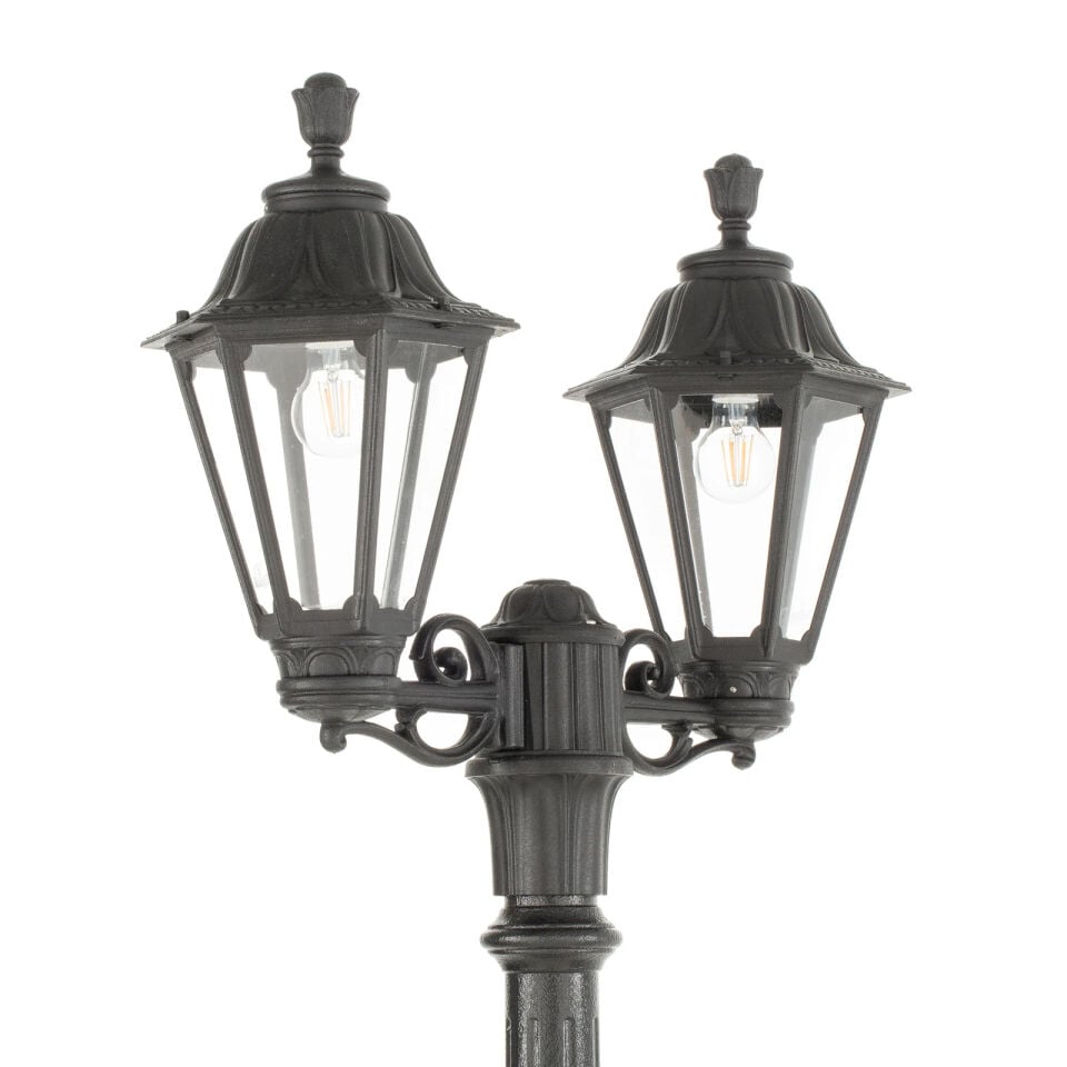 RICU BISSO/RUT 2L BLACK CLEAR E27 A60 LED 11W CCT