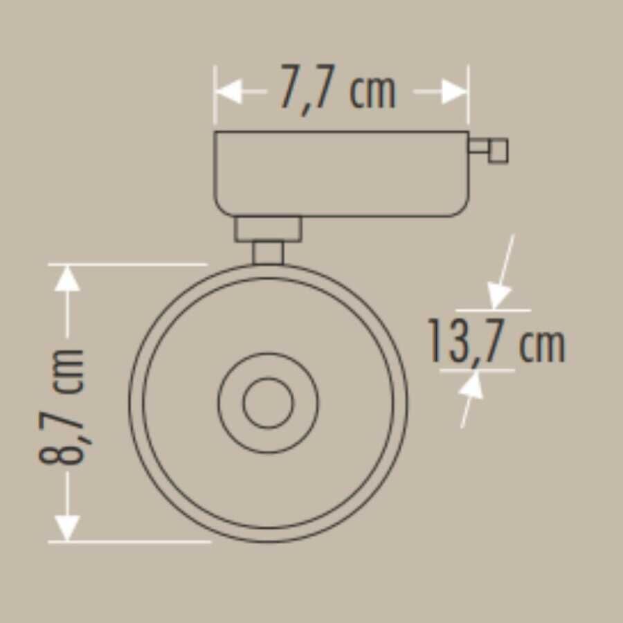 RAY SPOT ARMATÜRÜ 30W BEYAZ KASA 6400K CATA