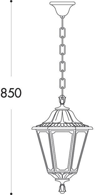 SICHEM/RUT BLACK CLEAR E27