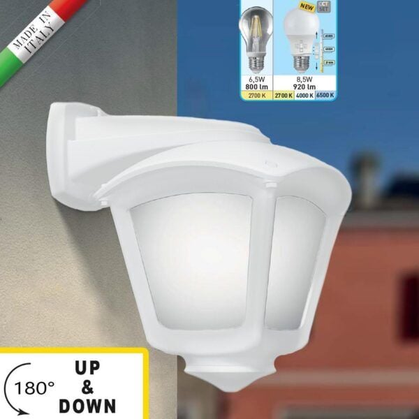 NARDO/ROBY WHITE CLEAR E27