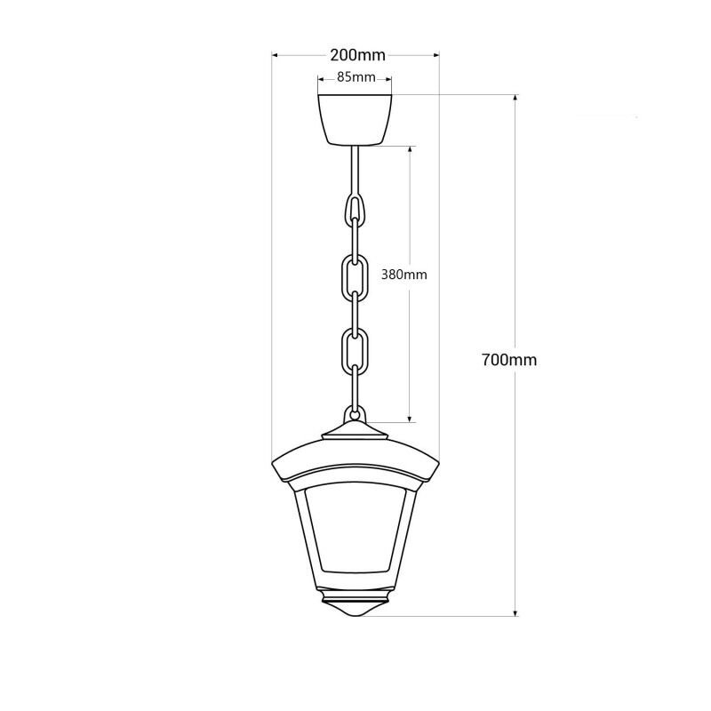 SICAR/ROBY BLACK CLEAR E27