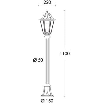 MIZAR/ANNA BLACK CLEAR E27 A60 LED 8,5W CCT SET