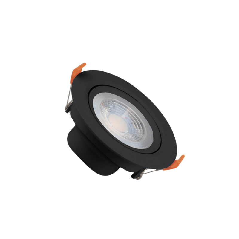 5W 4000K SİYAH KASA S.A. YUVARLAK LED SPOT ACK